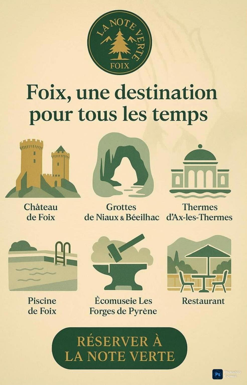 La Note Verte - Parking Gratuit Devant L'Entree Foix Zewnętrze zdjęcie